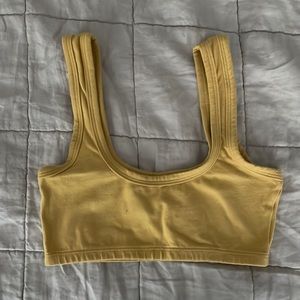 ARQ Wide Strap Bra (EUC) in Buttercup